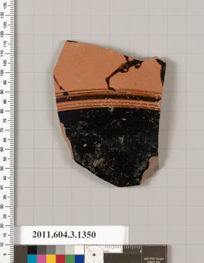 Terracotta fragment of a skyphos (deep drinking cup)