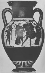 AMPHORA, BELLY, TYPE B (ATHENIAN, BLACK-FIGURE)