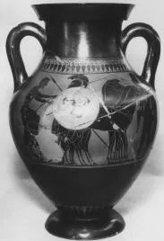 AMPHORA, BELLY, TYPE B (ATHENIAN, BLACK-FIGURE)