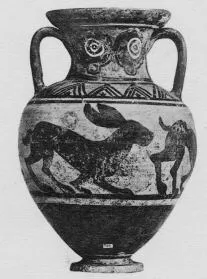 AMPHORA, BELLY (ITALIOTE, BLACK-FIGURE)