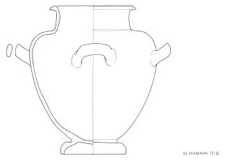 STAMNOS (ETRUSCAN, PSEUDO RED-FIGURE)