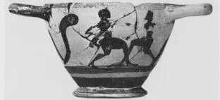 SKYPHOS (ATHENIAN, BLACK-FIGURE)