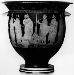 KRATER, BELL (ATHENIAN, RED-FIGURE)