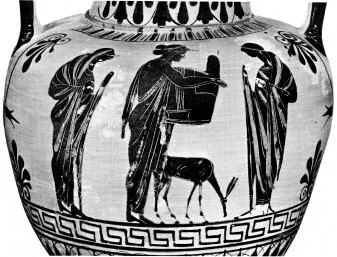AMPHORA, NECK (ATHENIAN, BLACK-FIGURE)