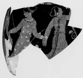 LEKYTHOS, SQUAT, FRAGMENTS (SOUTH ITALIAN, APULIAN, RED-FIGURE)