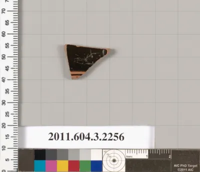 Terracotta fragment of a kylix (drinking cup)