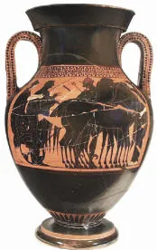 AMPHORA, BELLY, TYPE A (ATHENIAN, BLACK-FIGURE)
