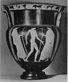 KRATER, COLUMN (ATHENIAN, RED-FIGURE)