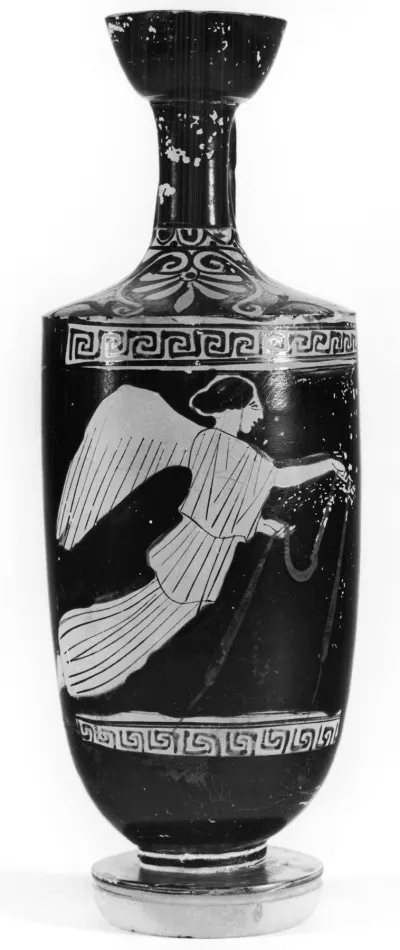 Lekythos with Nike Holding a Band