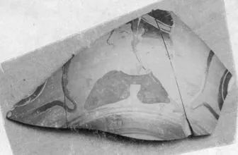 CUP A, FRAGMENT (ATHENIAN, BLACK-FIGURE)