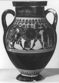 AMPHORA, BELLY, TYPE B (ATHENIAN, BLACK-FIGURE)