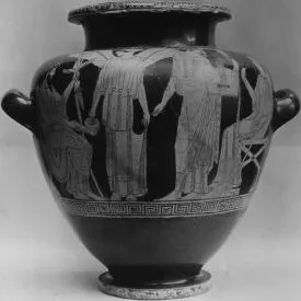 STAMNOS (ATHENIAN, RED-FIGURE)