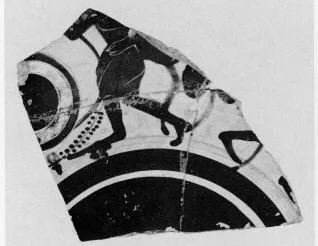CUP, FRAGMENT (ATHENIAN, BLACK-FIGURE)