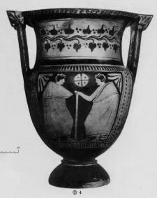 KRATER, COLUMN (SOUTH ITALIAN, APULIAN, RED-FIGURE)