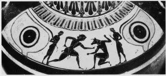 AMPHORA, NECK (ATHENIAN, BLACK-FIGURE)
