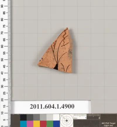 Terracotta fragment of a kylix (drinking cup)