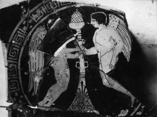CUP, FRAGMENT (ATHENIAN, RED-FIGURE)