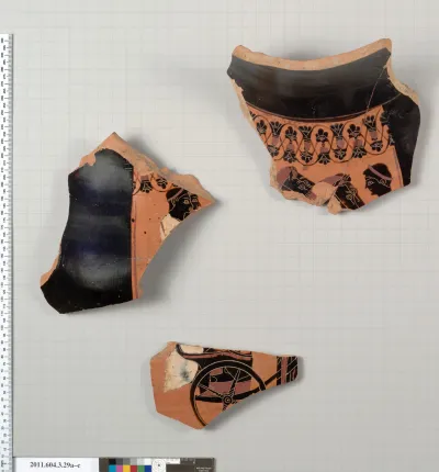 Terracotta fragments of an amphora (jar)