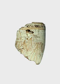 LEKYTHOS, FRAGMENT (ATHENIAN, RED-FIGURE)