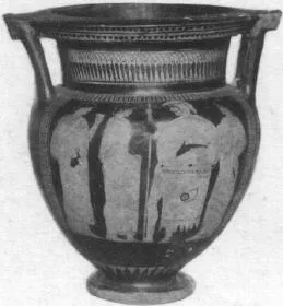 KRATER, COLUMN (ATHENIAN, RED-FIGURE)