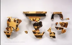 KRATER, COLUMN, FRAGMENT (ATHENIAN, BLACK-FIGURE)