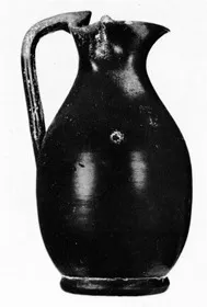 OLPE (ETRUSCAN, BLACK GLAZE)