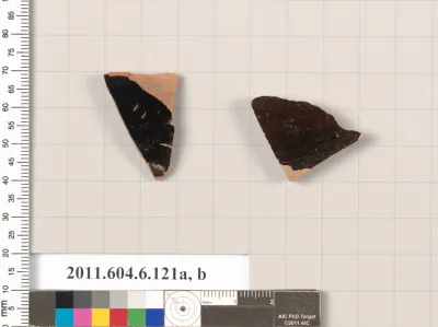 Terracotta fragments of closed shapes