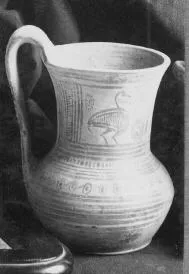 TANKARD (ATHENIAN GEOMETRIC, OUTLINE)