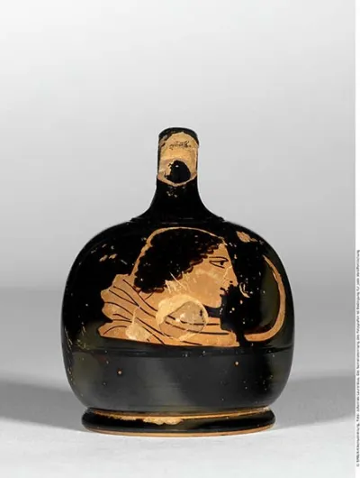 Attisch rotfigurige Bauchlekythos (Kleiner Aryballos)