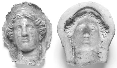 Mold of a Female Head