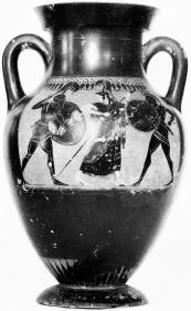 AMPHORA, BELLY, TYPE B (ATHENIAN, BLACK-FIGURE)
