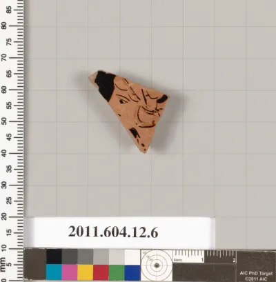 Terracotta fragment of a krater (deep bowl)?