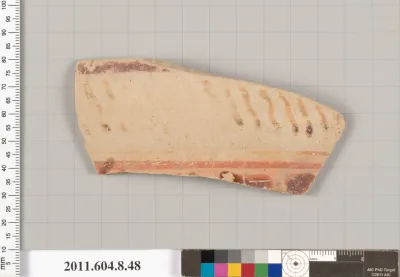 Terracotta fragment of a skyphos (deep drinking cup)