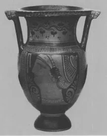 KRATER, COLUMN (SOUTH ITALIAN, APULIAN, RED-FIGURE)
