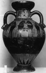 AMPHORA, PANATHENAIC SHAPE (ATHENIAN, BLACK-FIGURE)