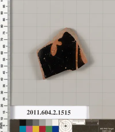 Terracotta fragment of a skyphos (deep drinking cup)