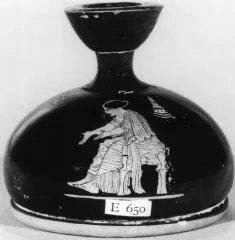 LEKYTHOS, SQUAT (ATHENIAN, RED-FIGURE)