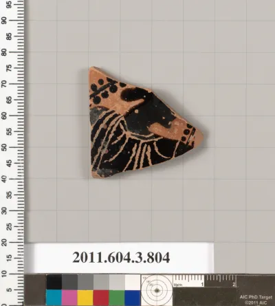 Terracotta fragment of a lekythos (oil flask)