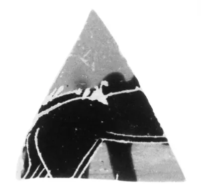 Attic Black-Figure Band Cup Fragment