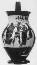 OLPE (ATHENIAN, BLACK-FIGURE)