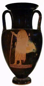 AMPHORA, NECK (ATHENIAN, RED-FIGURE)