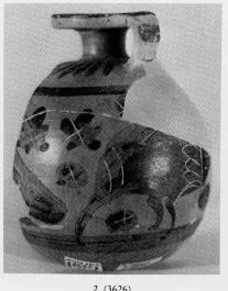 ARYBALLOS, FRAGMENTS (ETRUSCO-CORINTHIAN, BLACK-FIGURE)