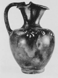 OINOCHOE (SOUTH ITALIAN, GNATHIAN, BLACK GLAZE)