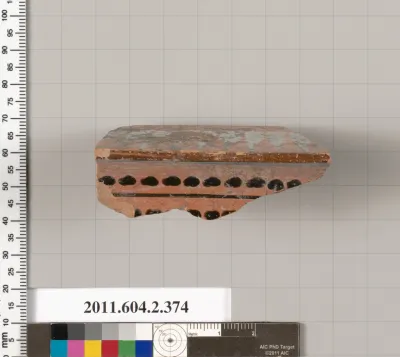 Terracotta fragment of a column-krater (bowl for mixing wine and water)
