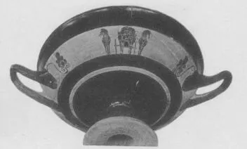 CUP, LITTLE MASTER BAND (ATHENIAN, BLACK-FIGURE)