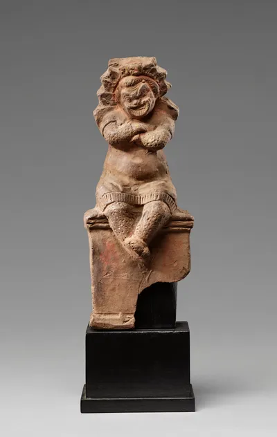 Statuette of an Actor Seated on an Altar