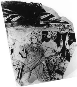KRATER, BELL, FRAGMENTS (ATHENIAN, RED-FIGURE)