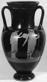 AMPHORA, NECK (ATHENIAN, RED-FIGURE)
