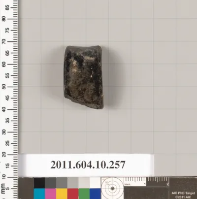 Terracotta fragment of a handle