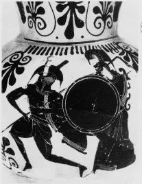 AMPHORA, NECK (ATHENIAN, BLACK-FIGURE)